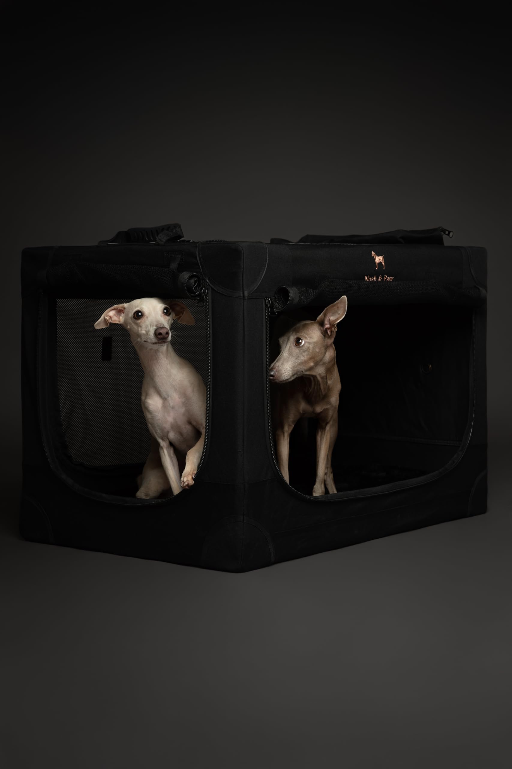 Noah & Paw crate ventilation mesh panels promote airflow