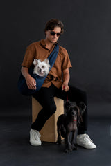 NOAH & PAW adjustable-length strap fits pets and wearers comfortably.