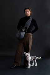 NOAH & PAW dog sling carrier adjustable strap enables effortless length changes