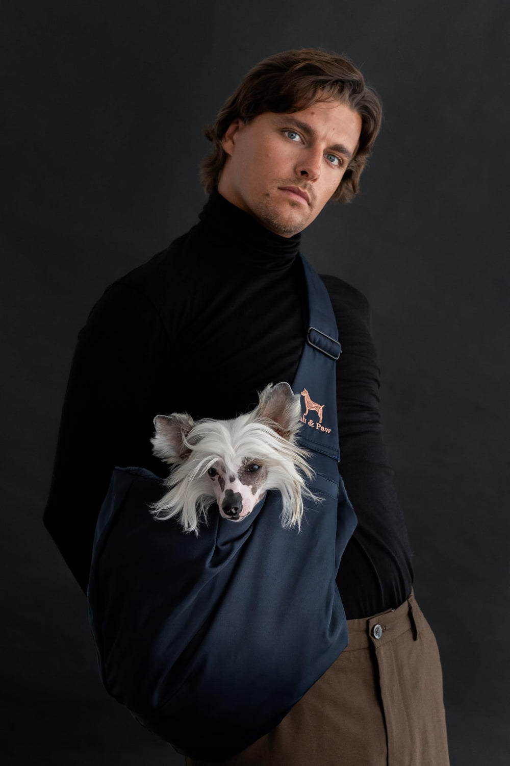 Noah & Paw dog sling supports older dogs and mobility-friendly outings.