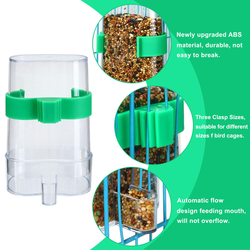 Nobgum spill-resistant water dispenser helps keep cage floors clean.