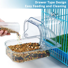 Nobgum wide-opening mouth supports versatile use as bath, feeder, or roost.