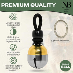 Noble Bells extra loud clacker closeup highlighting crisp tone and durability