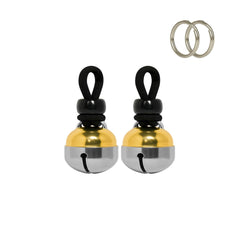 Noble Bells handmade brass clacker for durable pet tracking.