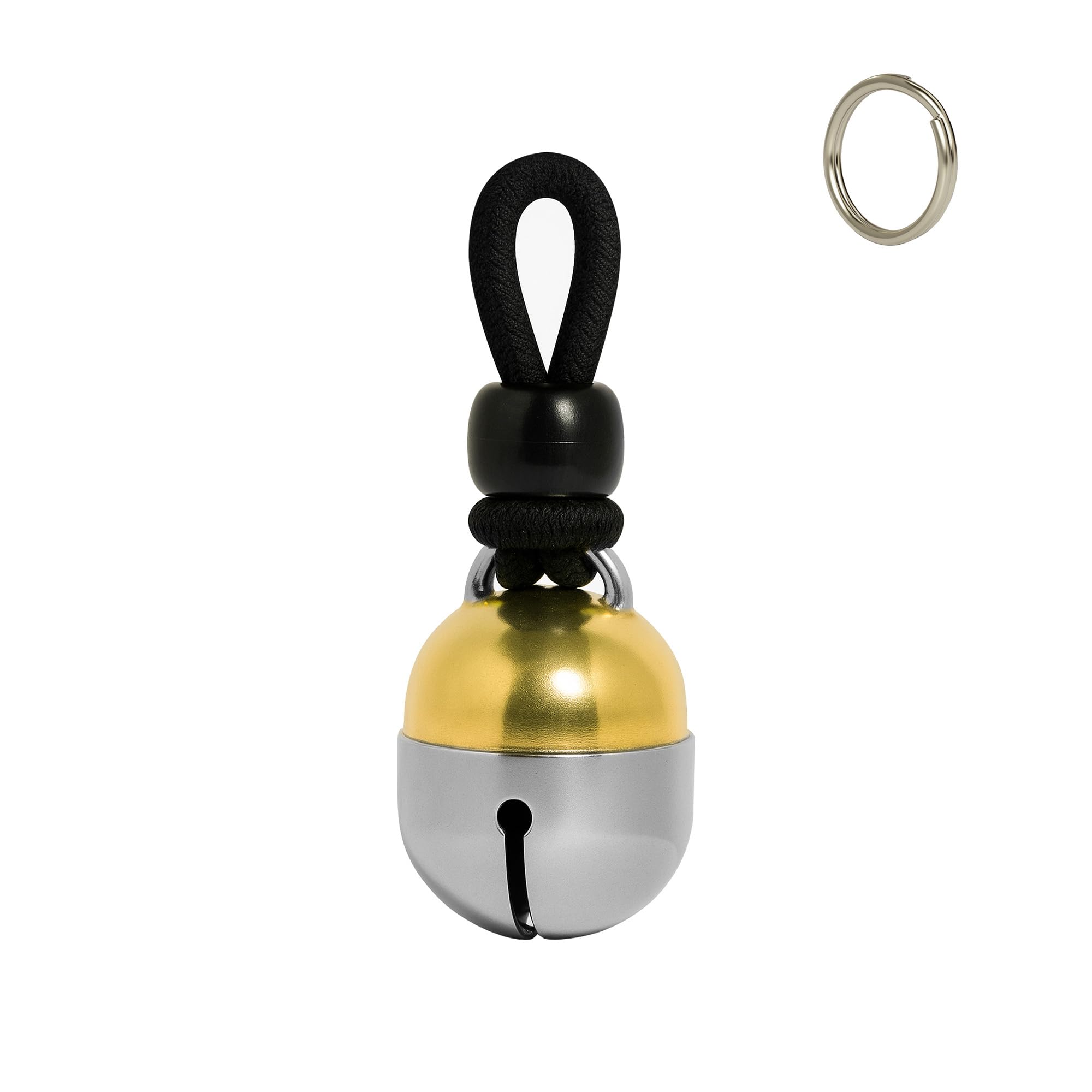 Noble Bells handmade USA closeup brass showing durable construction for pets
