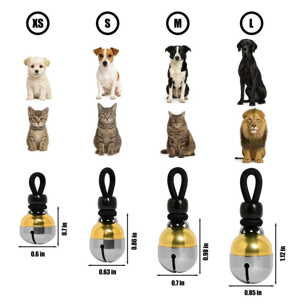 Noble Bells two-bells-included offers value and ready-to-use for multiple collars