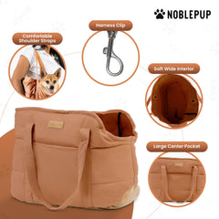 NoblePup harness clip keeps pets secure during trips.