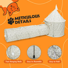 Nobleza cat tunnel holes for hide-and-seek games