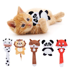 Nobleza catnip toys collection pack with plush shapes for indoor play and nibble relief