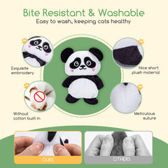 Nobleza catnip toys five shapes promote interactive chasing and stress-relief play