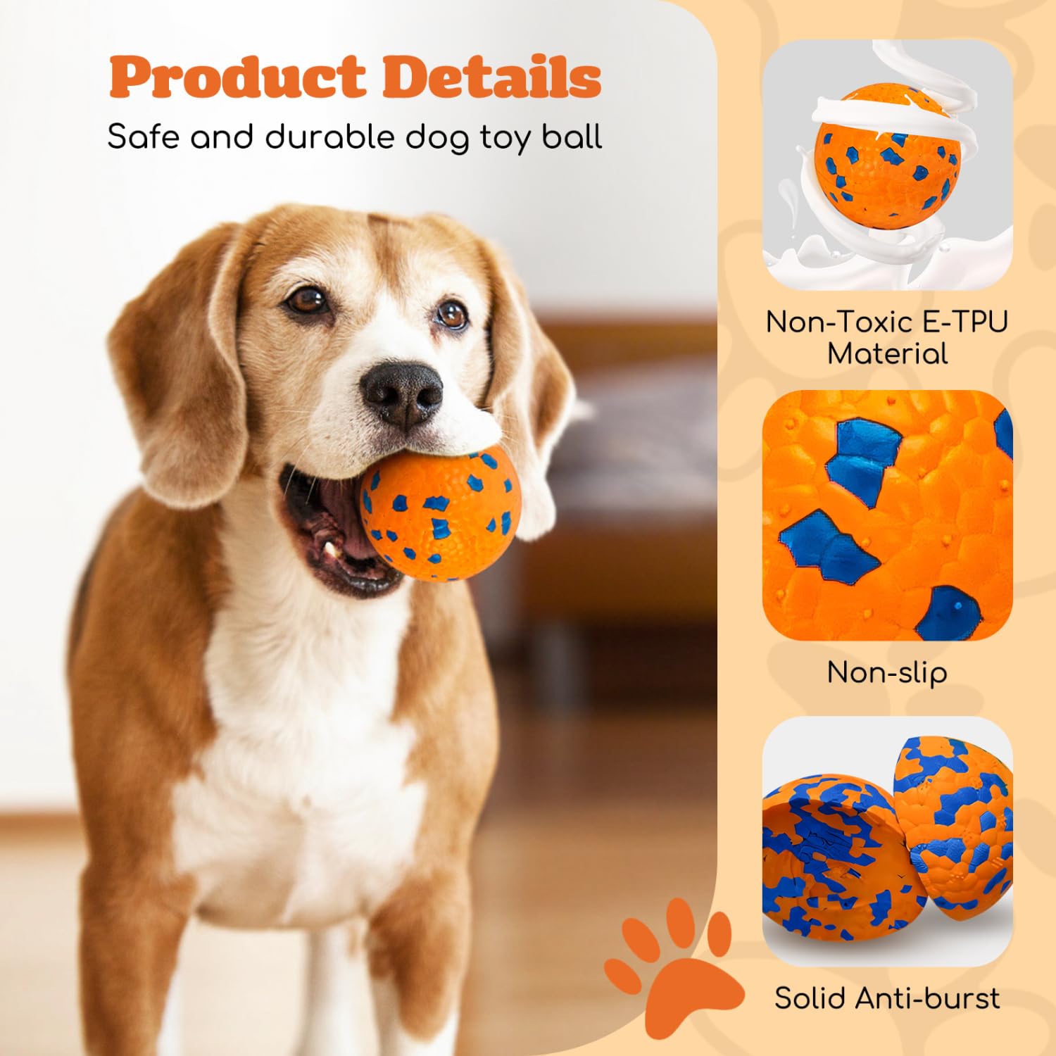 Nobleza dog balls floating in water: easy fetch during baths and pools
