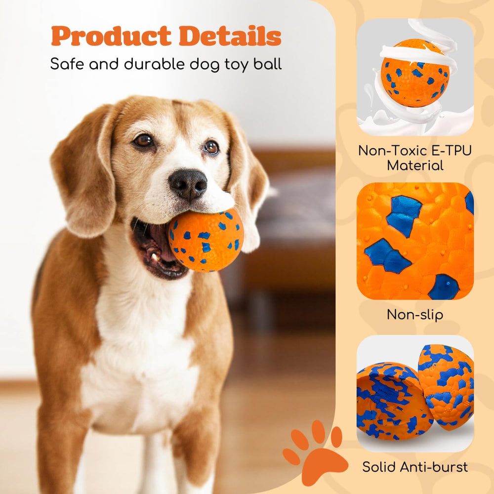 Nobleza dog balls floating in water: easy fetch during baths and pools