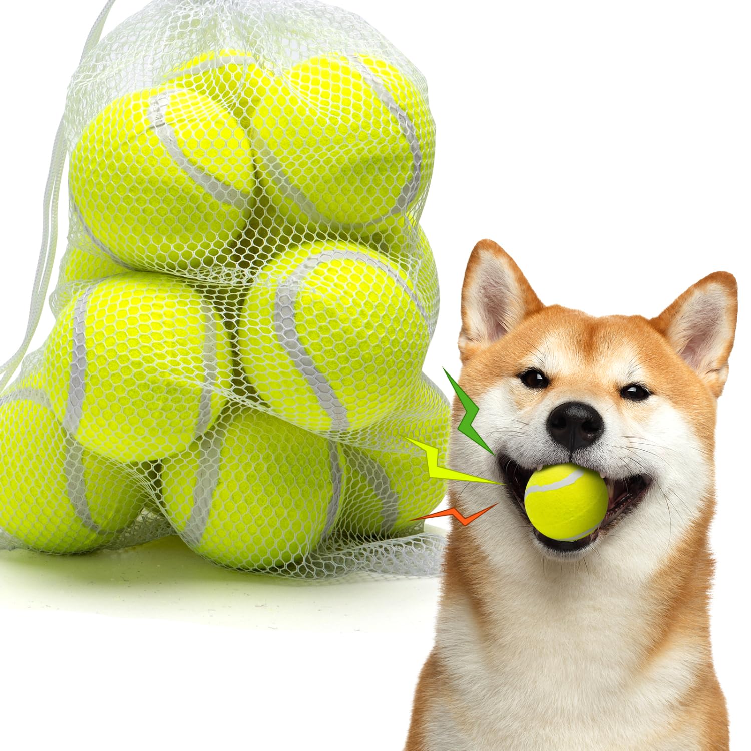 Nobleza quick-retrieve dog tennis ball for training and exercise