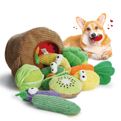 Nocciola basket toy for storage and busy playtime with puppies.