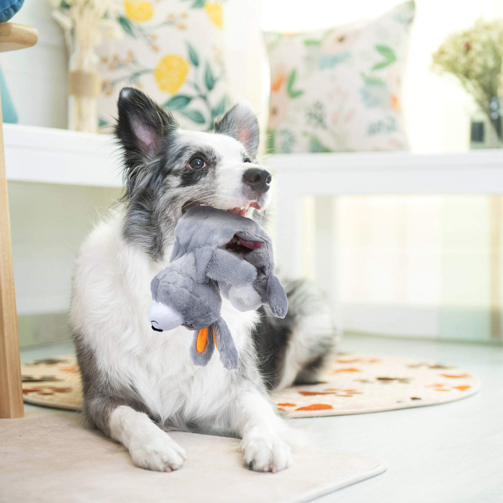 Nocciola calf dog toy for gentle chew and cuddly comfort