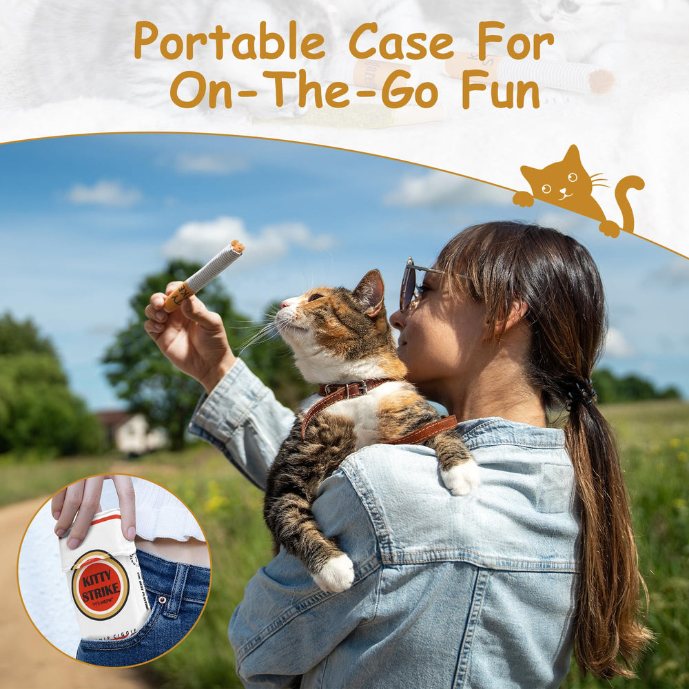 Nocciola catnip playtime toy for indoor cats and enrichment