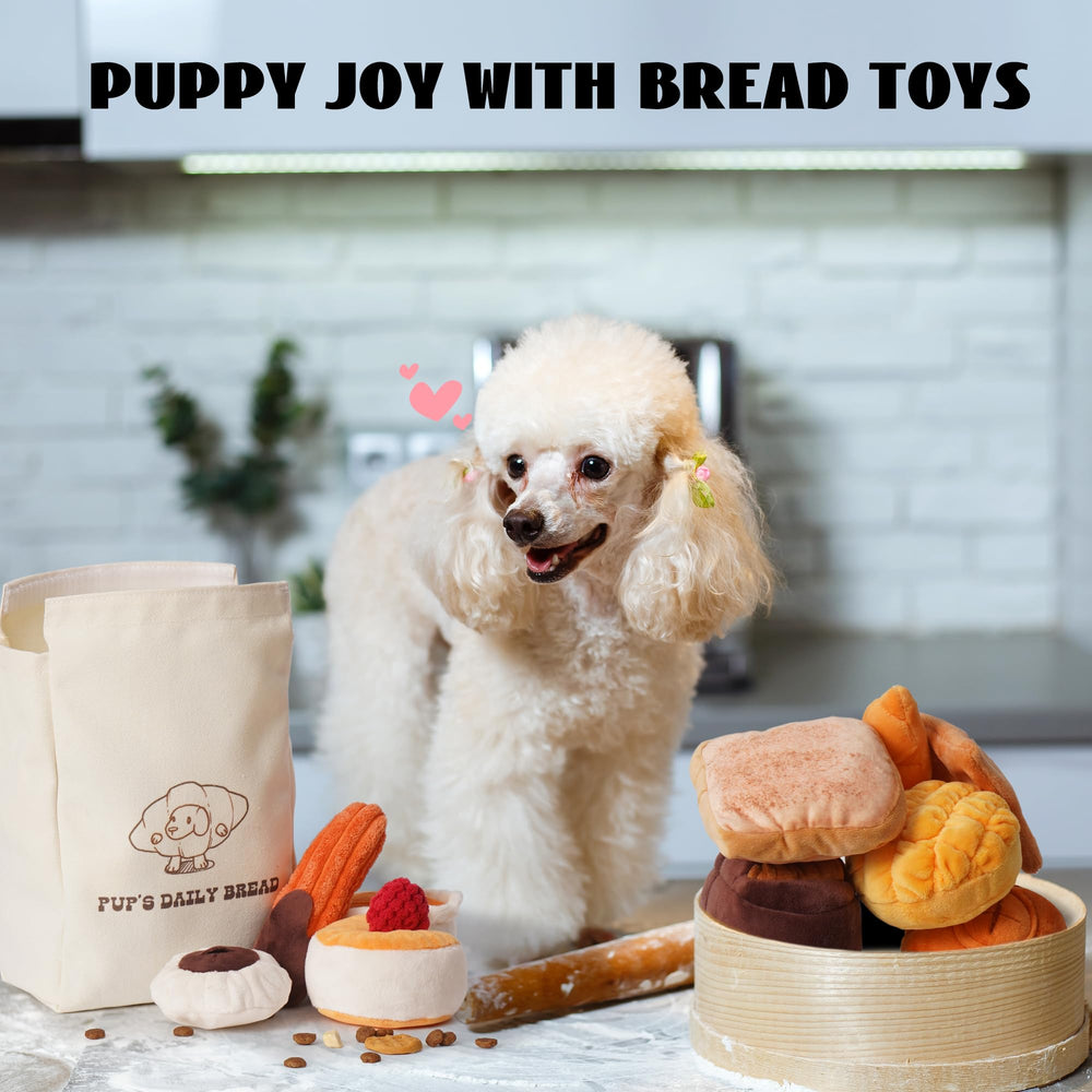 Nocciola dog playing with a squeaky toy showcases interactive fun.