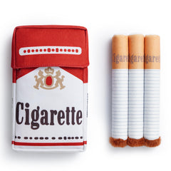 nocciola funny squeaky cigarette dog toy front view squeaker boosts interactive playtime and goofy photo moments