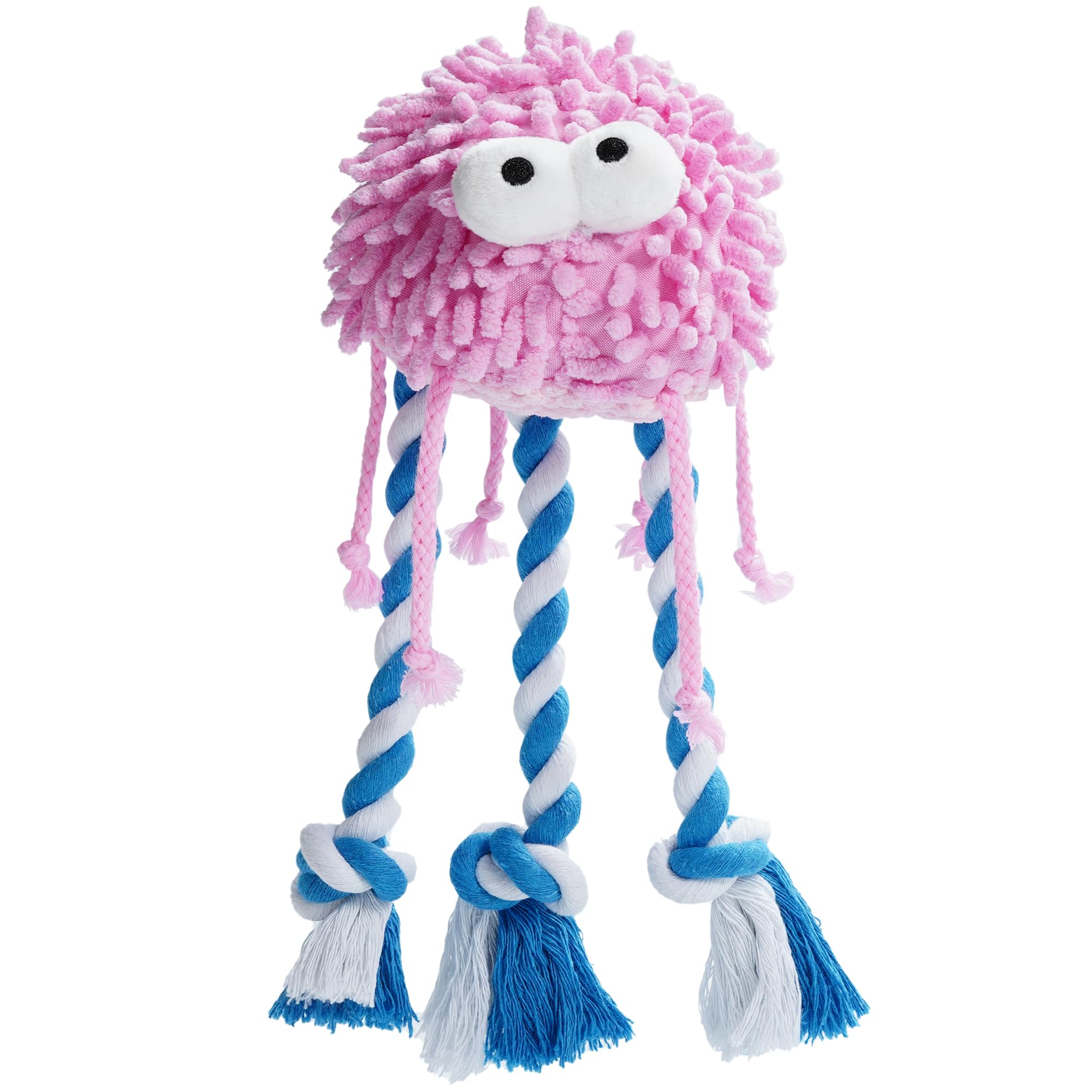 Nocciola Jellyfish plush squeaky toy close-up texture for curious dogs