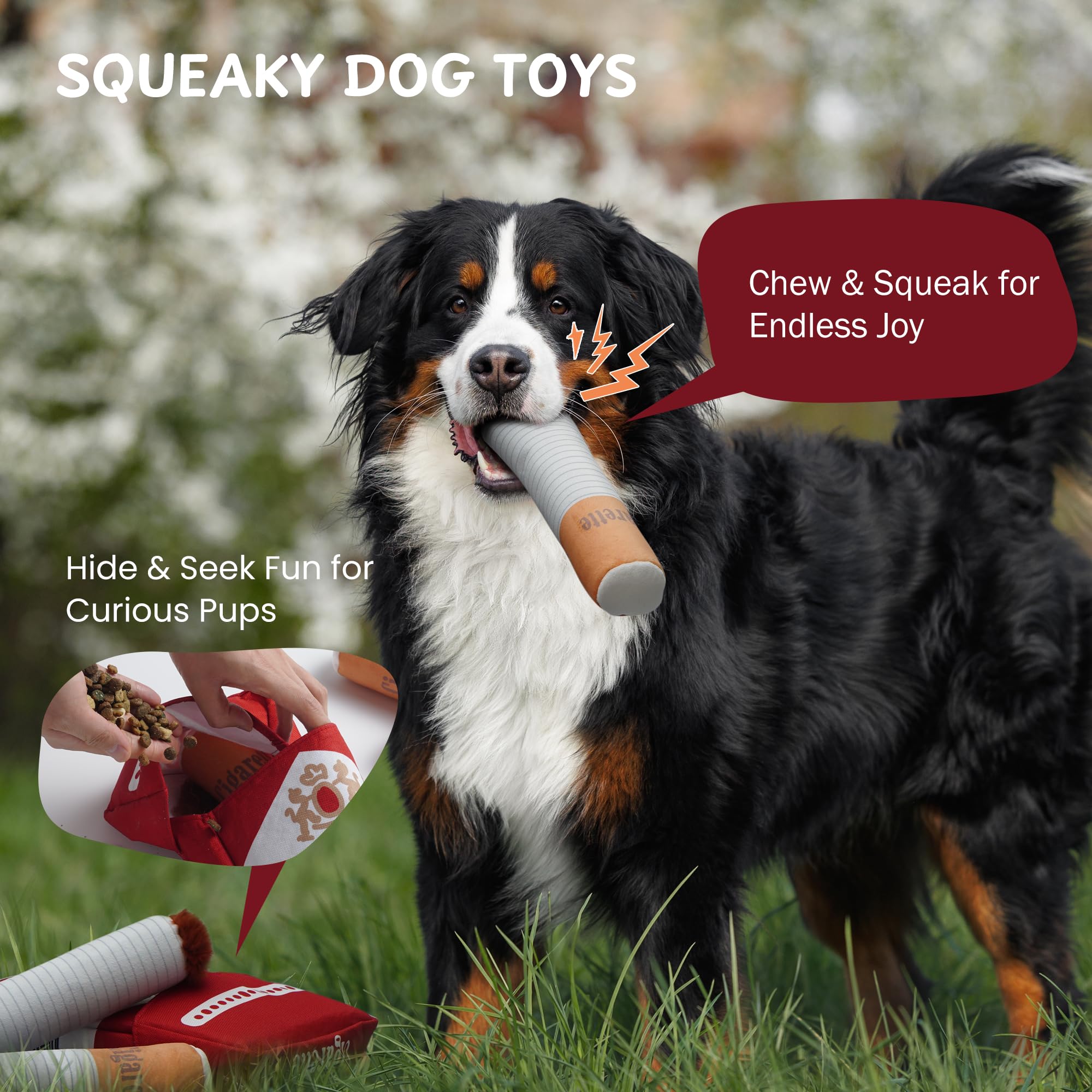 Nocciola satisfaction-guarantee dog toy with reliable customer support