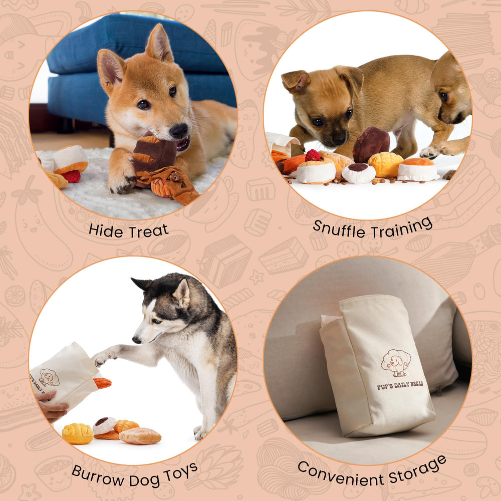 Nocciola storage bag included helps organize the toy collection.