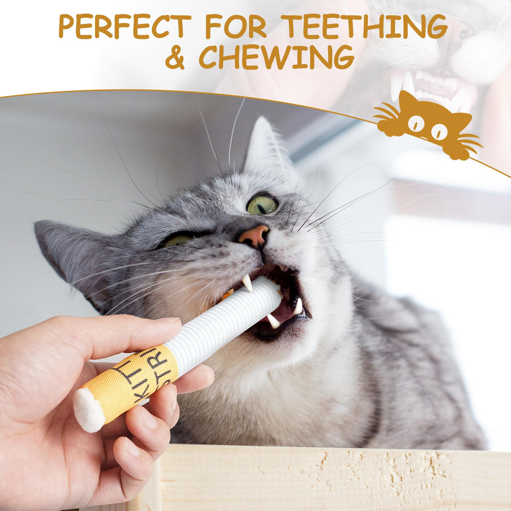 Nocciola stress-relief catnip toy for solo or interactive play