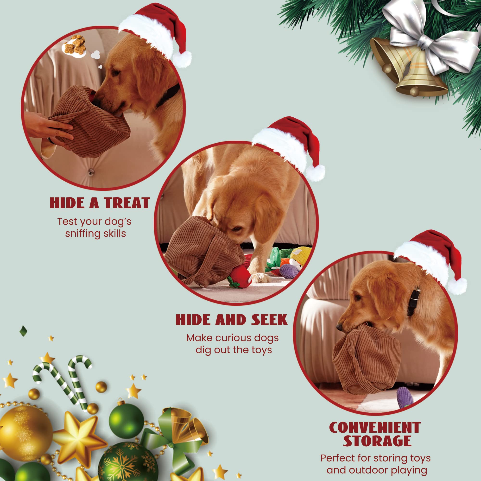 Nocciola vegetable pea crinkle toy delivers distraction and puzzle play.