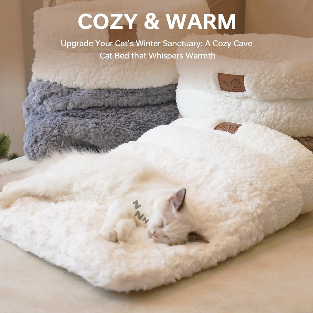 NODARKO cat sleeping bag soft edges gentle on paws and safe design.