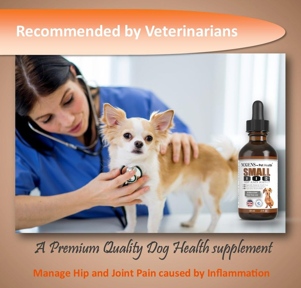 NODENS made-in-usa label highlights US-made quality for pet joints.