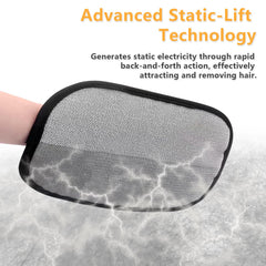 NOIMTTY electrostatic-technology-glove attracts lint and fur with a single swipe.