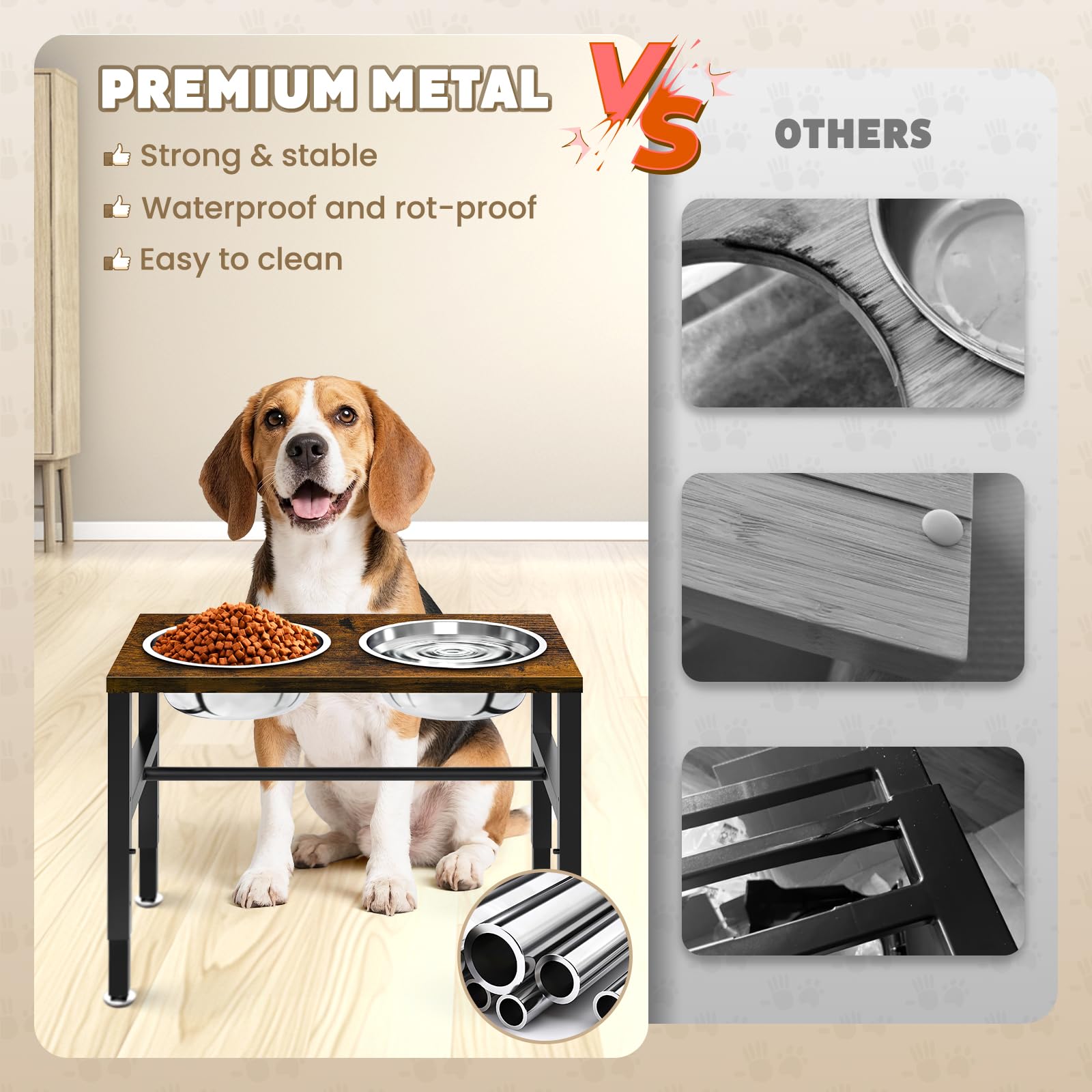 NomNest neck-spine-friendly design supports comfortable dining for dogs of all sizes.