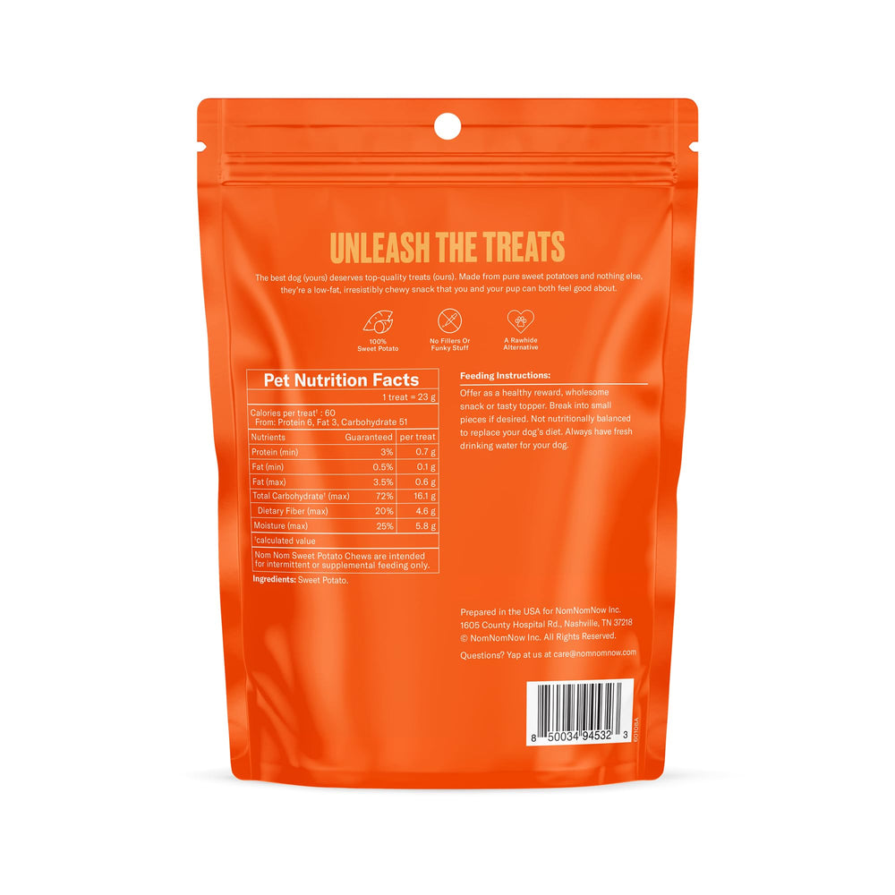 NOMNOMNOW Sweet Potato Chews present a healthier rawhide alternative for dogs.