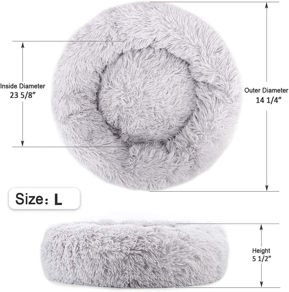 Large Cat Bed non-slip bottom reduces slipping on smooth floors.