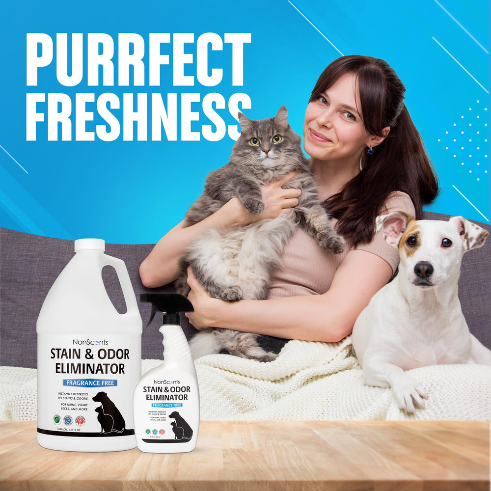 NonScents portable spray bottle for trash can odors and routine smell prevention