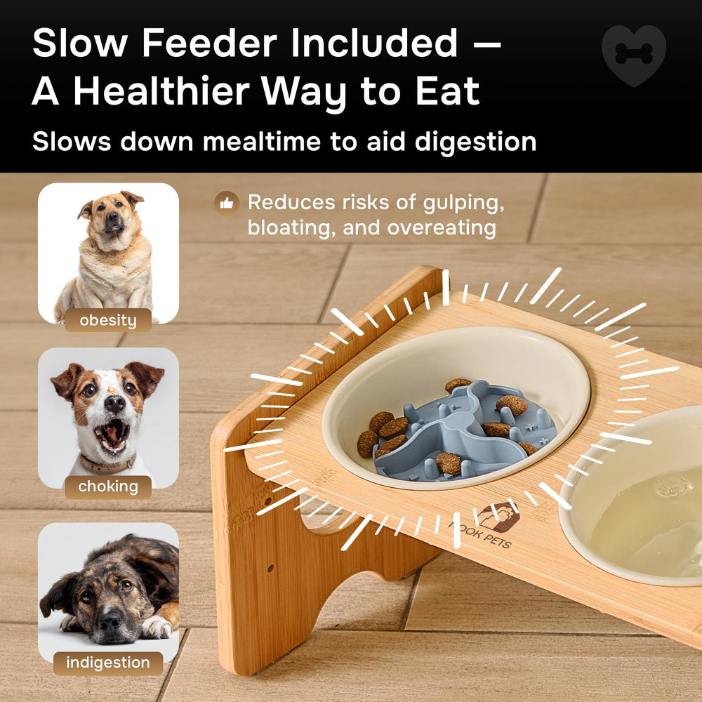 Nook Pets bamboo base is water-resistant and easy to wipe.