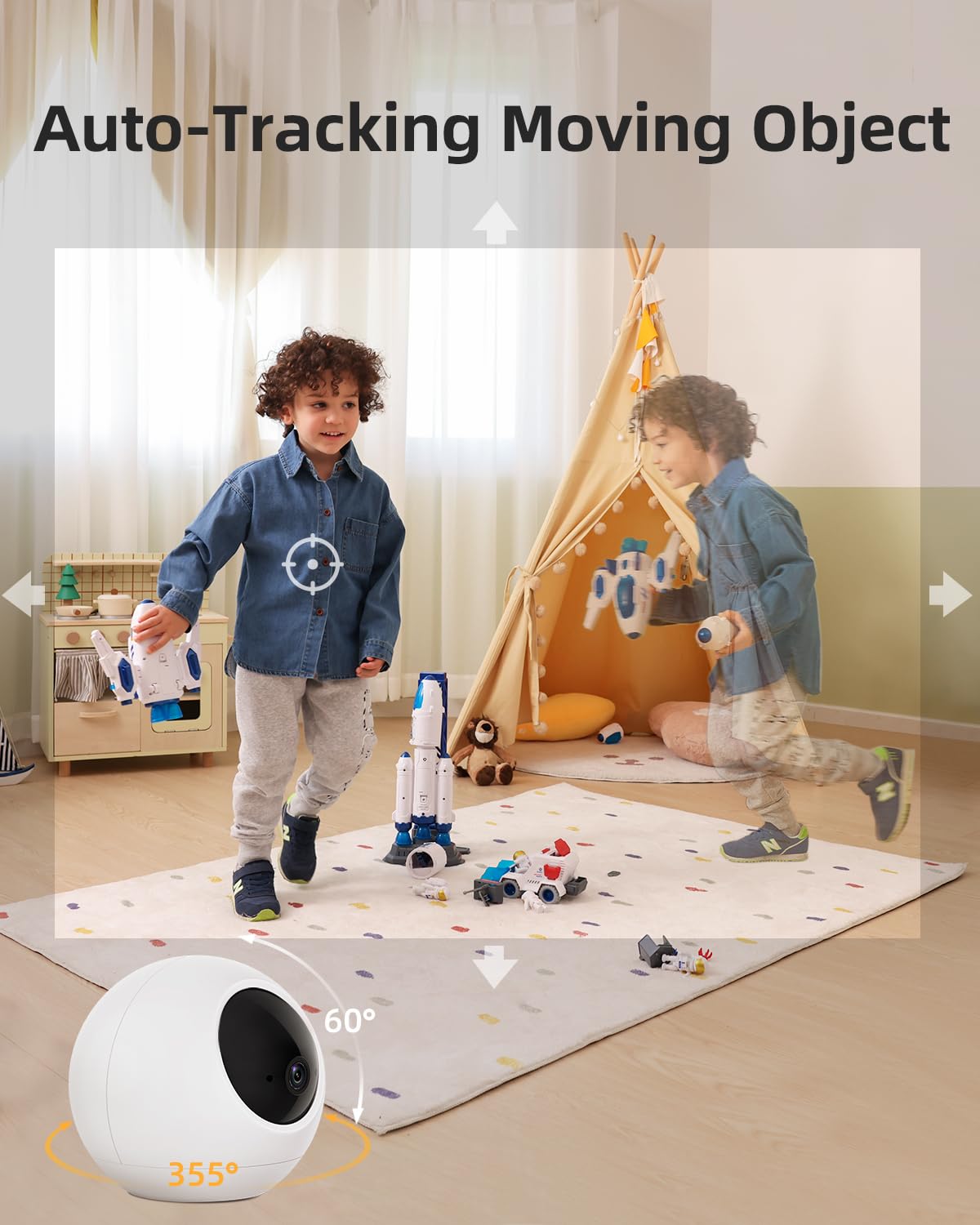 Noorio T110 2-way audio with Alexa supports live pet conversations.
