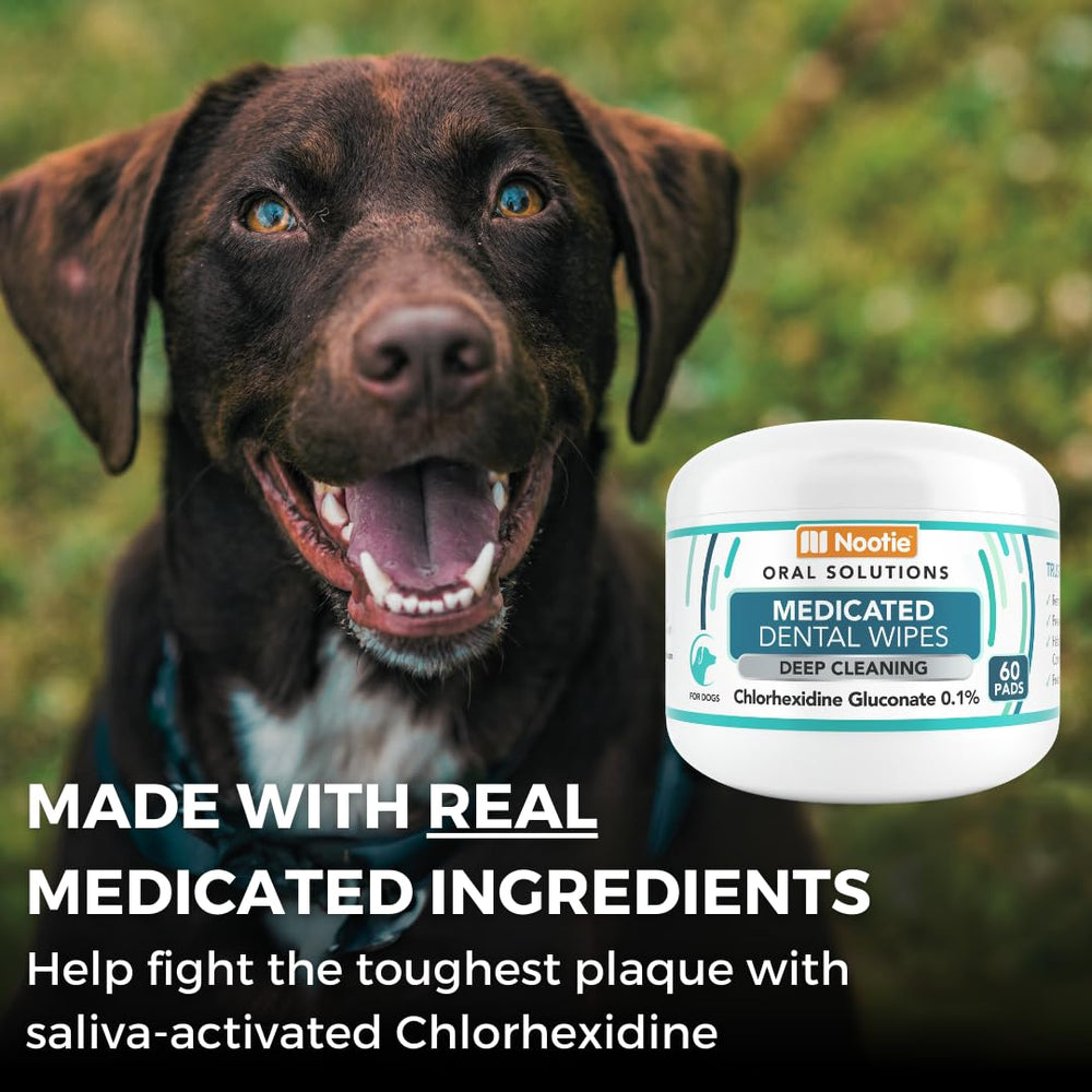 Nootie dental wipes breath-freshening action supports cleaner breath.