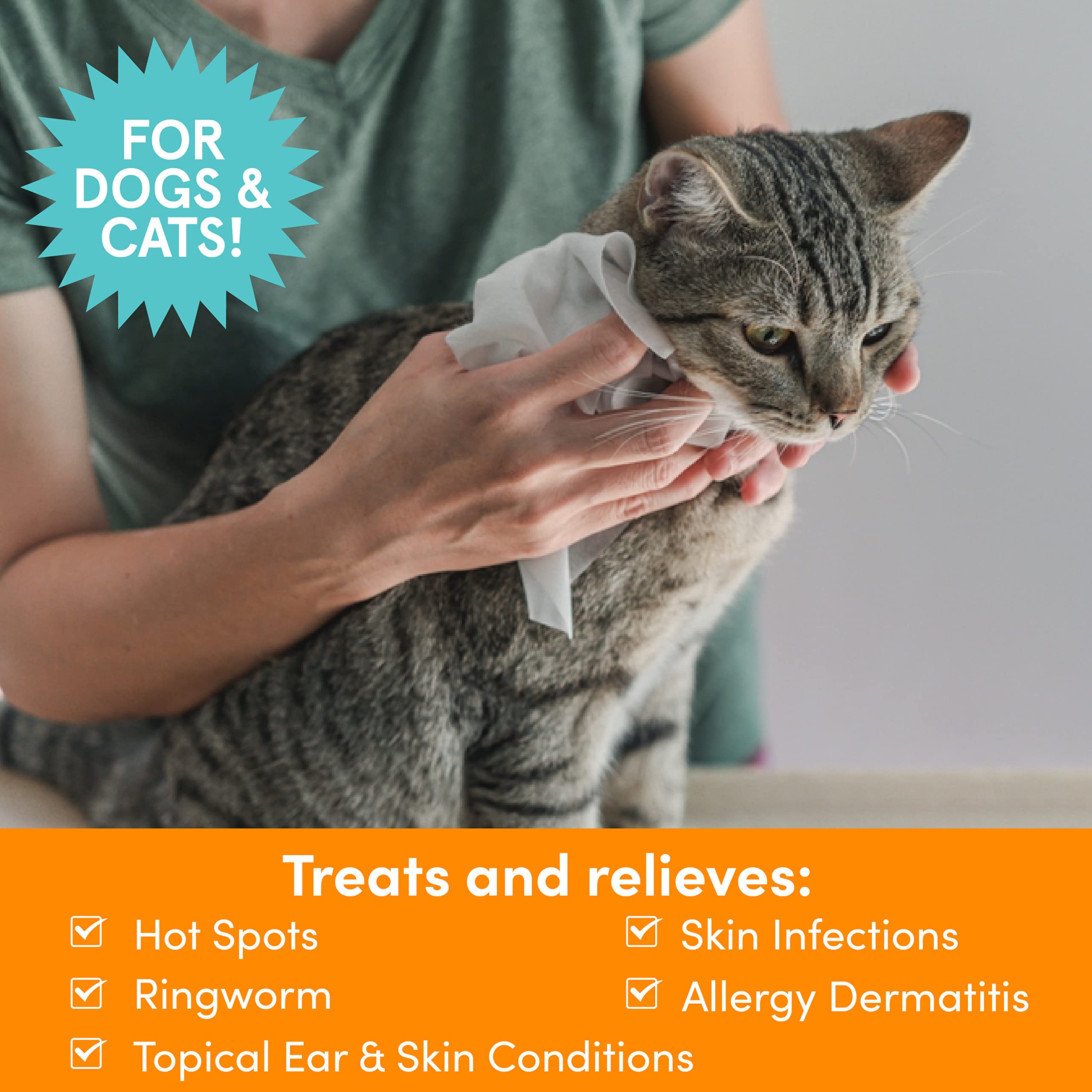 Nootie ear and skin-relief wipes for targeted care of ears and skin.