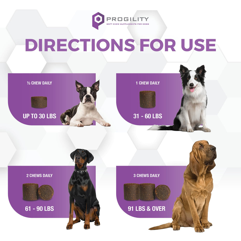 Nootie Progility calming chews close-up reveals soft texture for easy chewing.