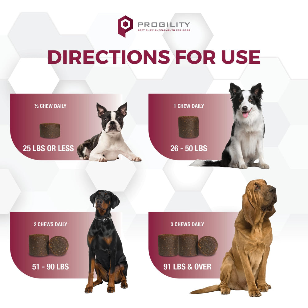 Nootie Progility urinary soft chews with cranberry and D-Mannose support urinary tract health.