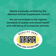 Nootie Progility USA-made cruelty-free chews pictured for small to medium dogs.