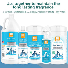 Nootie Sweet Pea Vanilla Daily Spritz shown for dogs and cats use