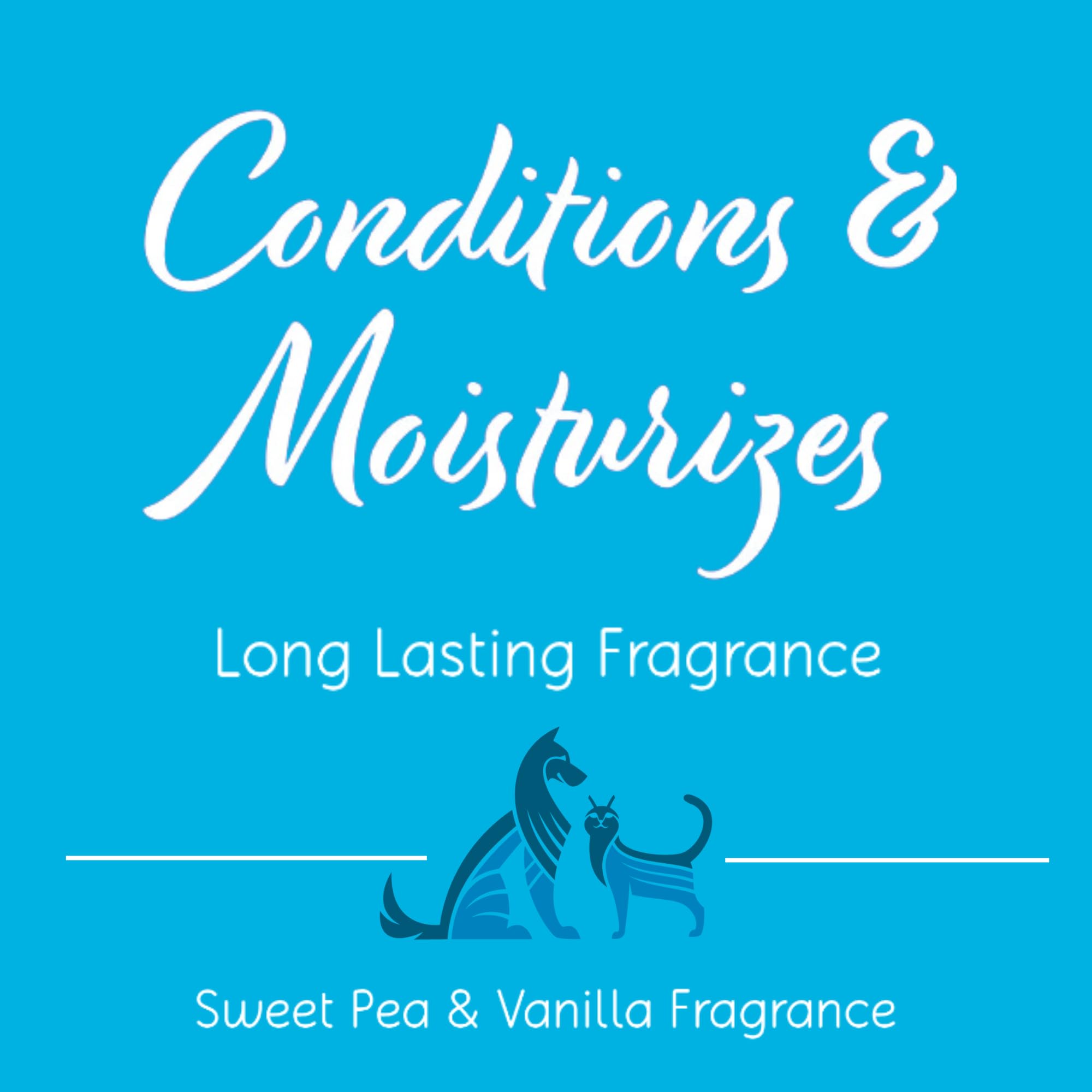 Nootie Sweet Pea Vanilla Daily Spritz mist on fur for conditioning