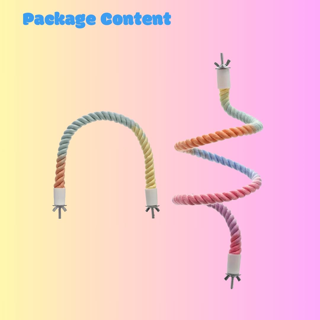 Nopikku angled side view perch reveals ergonomic setup for multi-perch play.