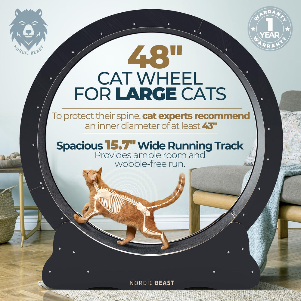 Nordic Beast wheel shows two large cats running side by side on the wide surface.