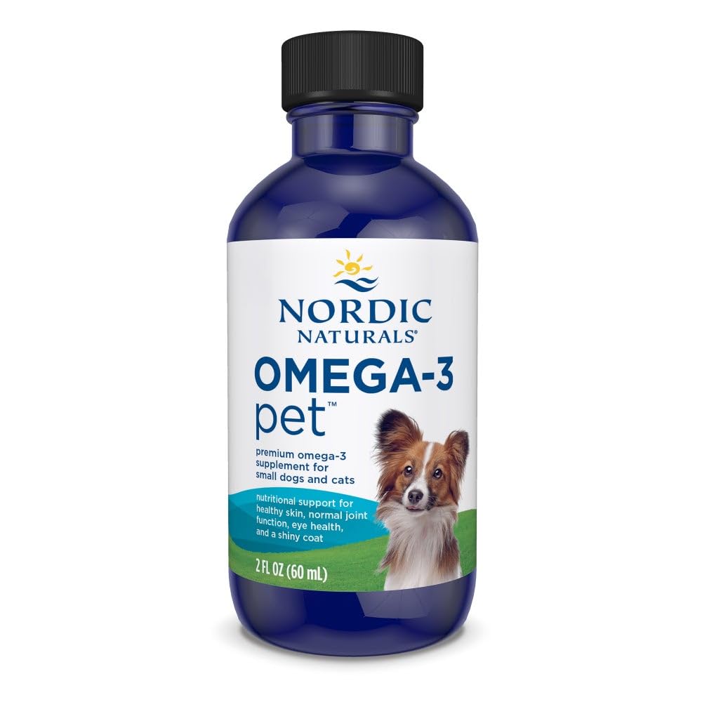 Nordic Naturals Omega-3 Pet unflavored bottle for daily omega-3 support.
