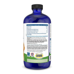 Nordic Naturals Pet Cod Liver Oil poured over dog food for omega-3 support