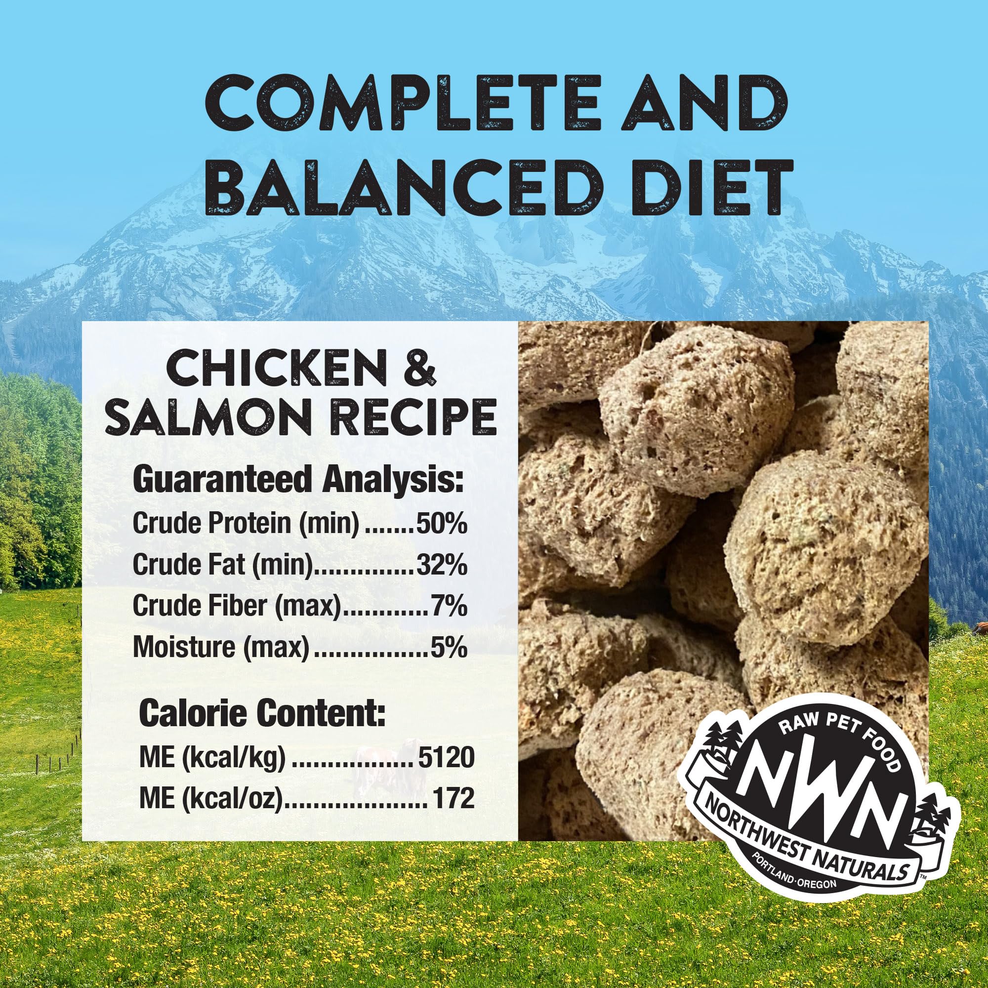 Northwest Naturals bite-sized nuggets in a bowl, ideal for training or meals.