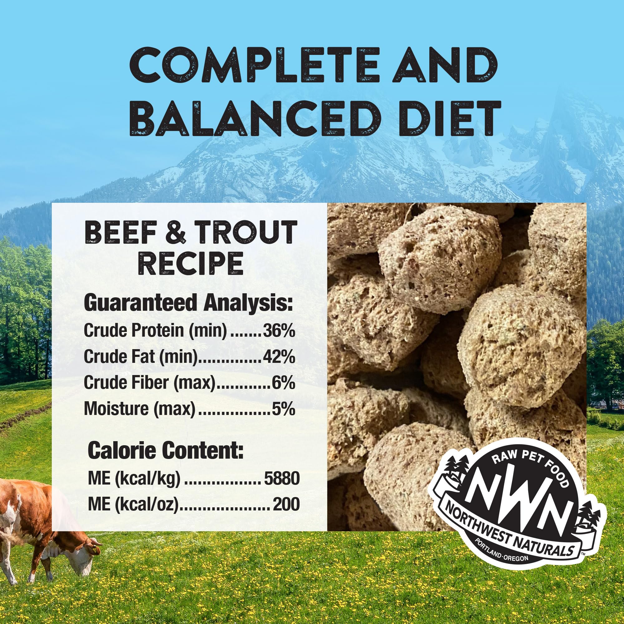 Northwest Naturals bite-sized nuggets served in a bowl illustrate convenient mealtime rewards