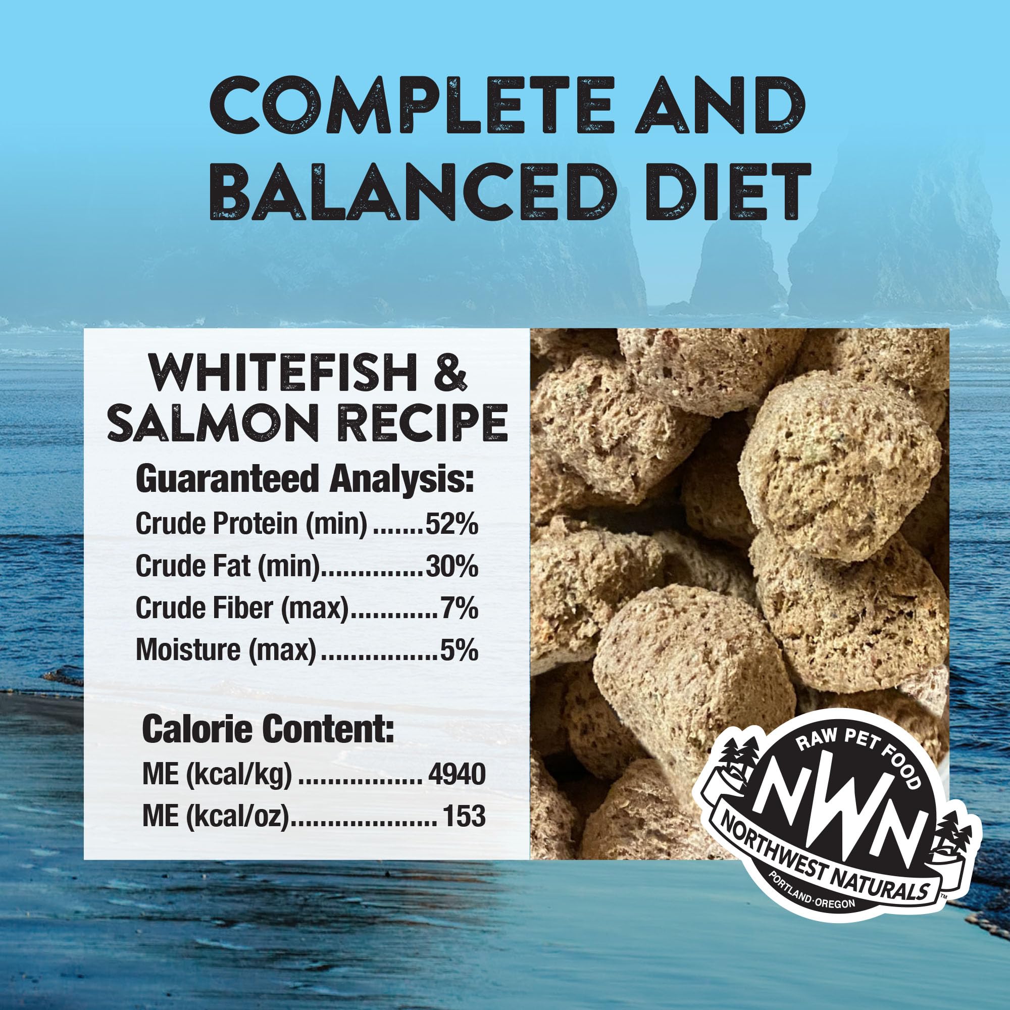 Northwest Naturals bite-sized nuggets used as training treats for better recall and focus.